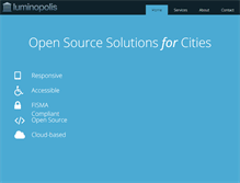 Tablet Screenshot of luminopolis.com